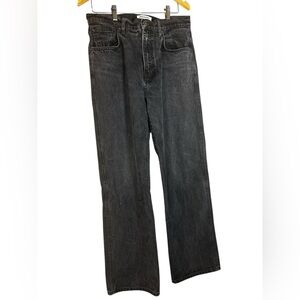 Reformation Val 90s Women’s Mid Rise Straight Black Jeans